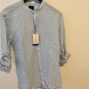 Light Blue Button-Up Shirt